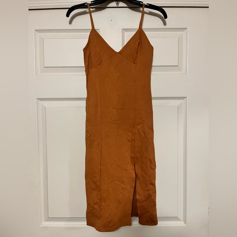 Brown Forever 21 Spaghetti Strap dress